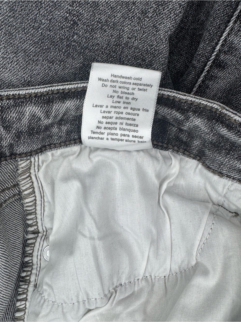 Judy Blue Jeans Womens 9/29 Gray Skinny Slim Fit Stretch Distressed Denim Casual - Picture 9 of 9